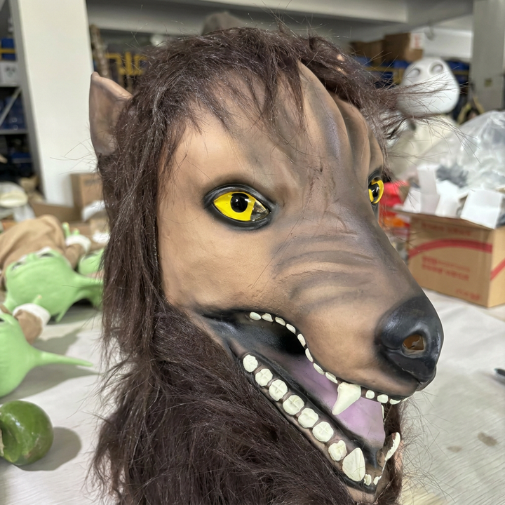 Lateks ulvehodemask