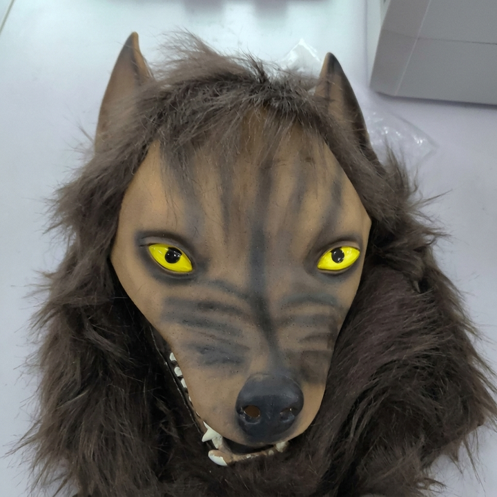 Lateks ulvehodemask