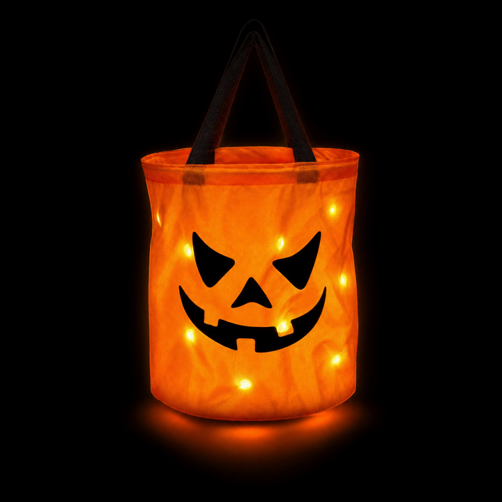 3D Halloween-gresskar trick-or-treat-veske