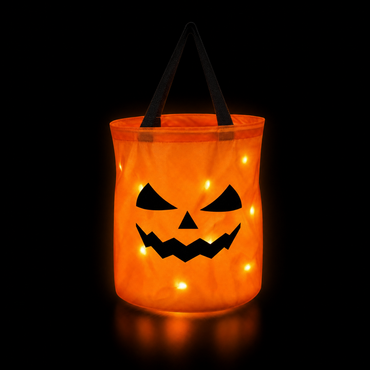 3D Halloween-gresskar trick-or-treat-veske