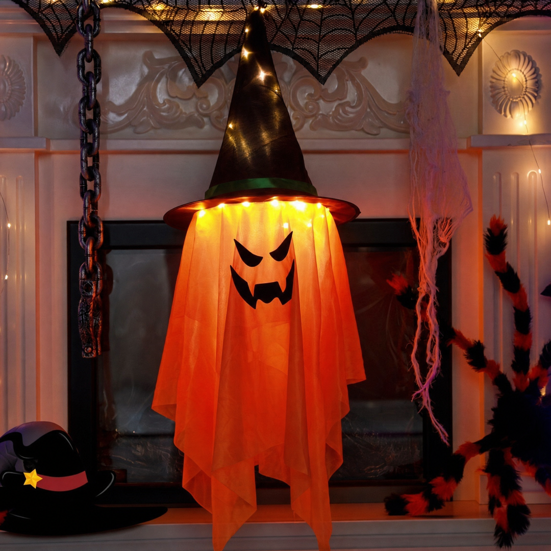 Halloween Lysende Spøkelse Dekorasjonsrekvisitt
