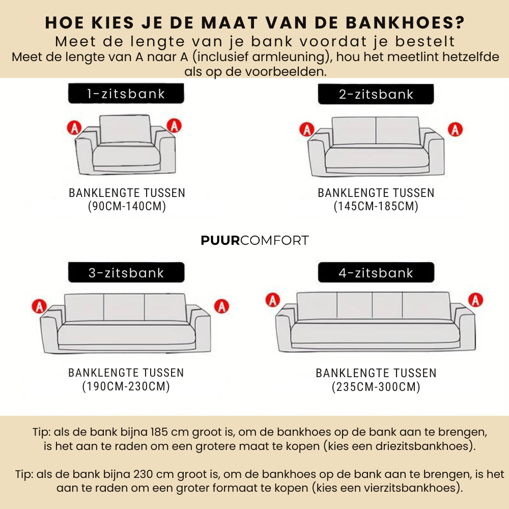 Elastisk Sofaovertrekk - Stretch Beskyttelsesovertrekk til Sofa