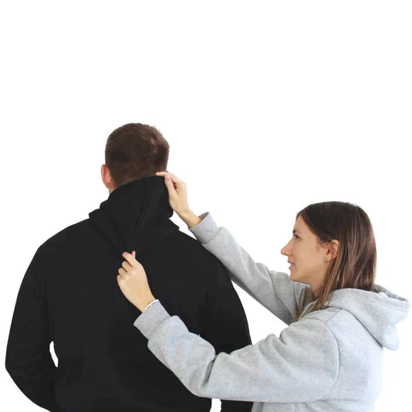 Oppvarmet unisex vinter-hettegenser - ThermaHoodie