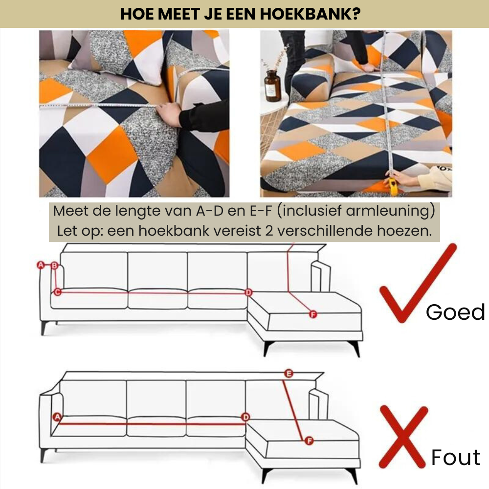 Elastisk Sofaovertrekk - Stretch Beskyttelsesovertrekk til Sofa
