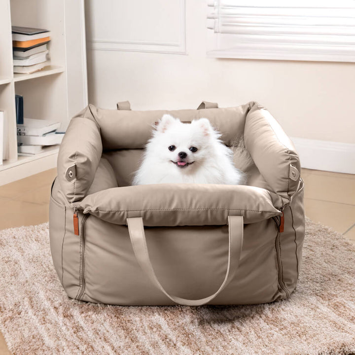 Komfortabelt vintersete for hund i bil – PawLuxury