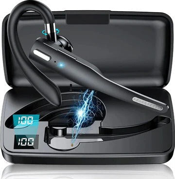 Trucker Dual Mic trådløse Bluetooth 5.1-hodetelefoner/øreplugger med støyreduksjon