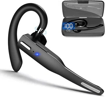 Trucker Dual Mic trådløse Bluetooth 5.1-hodetelefoner/øreplugger med støyreduksjon