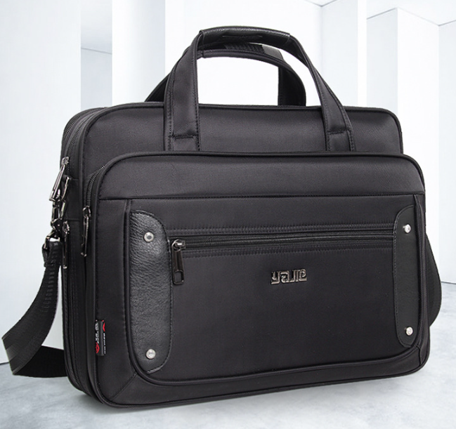 Herrenes Lerretsbag for Laptop og Business