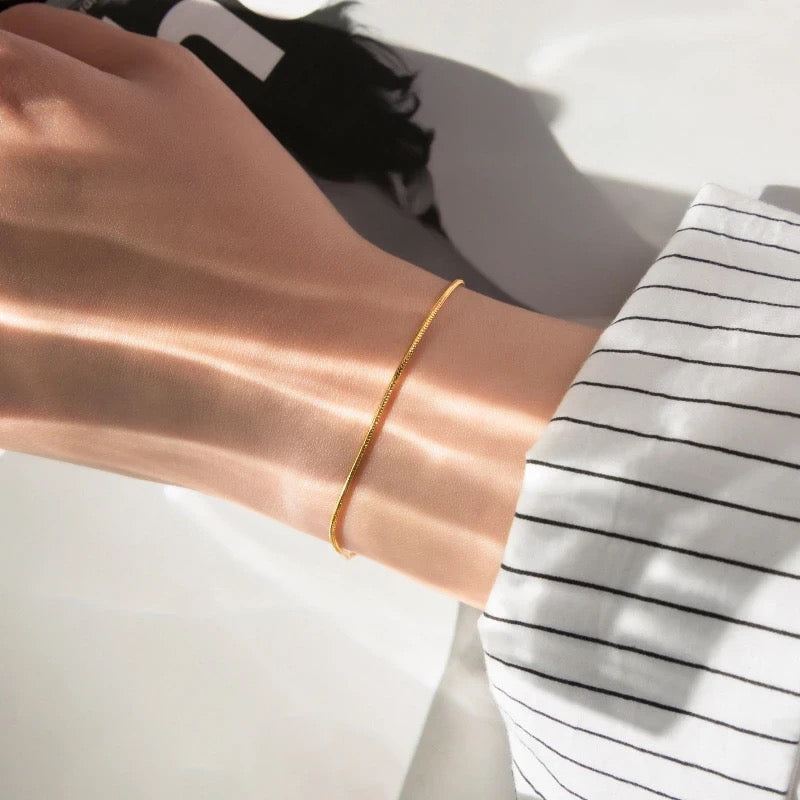 Armbånd | Minimalistisk Armbånd med Slangelås