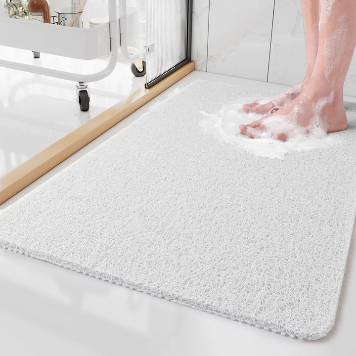 Ikke-glidende PVC Badmatte med myk fotmassasjeoverflate