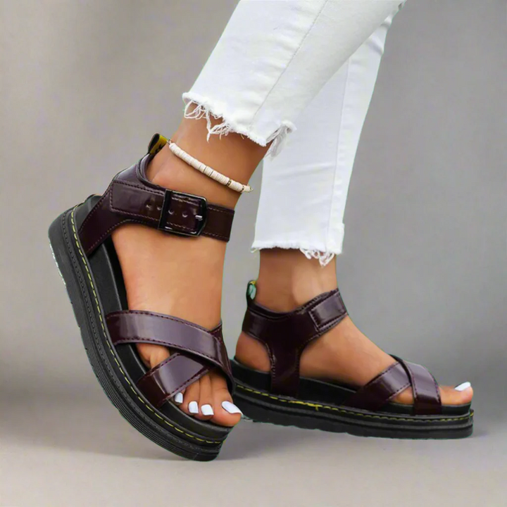 Stilige Kvinners Plattform Gladiator Sandaler