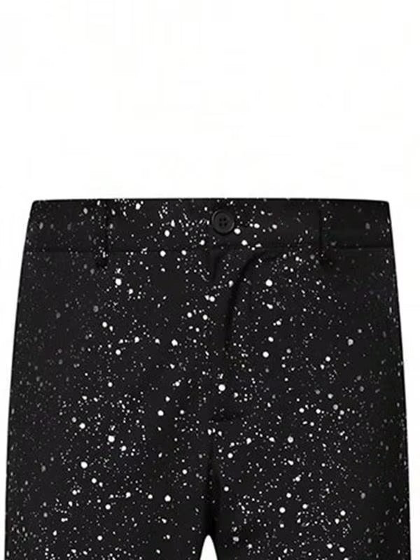 Herre Glitterdress med Blazer og Bukse - Svart