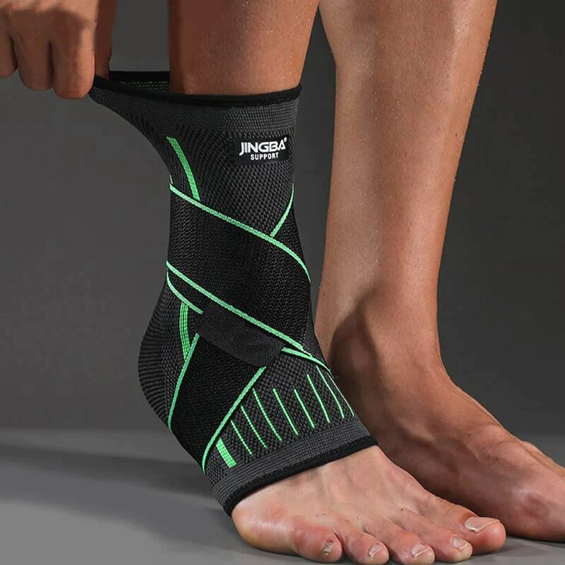Støttende kompresjonsbandasje for ankelen - FlexiFit