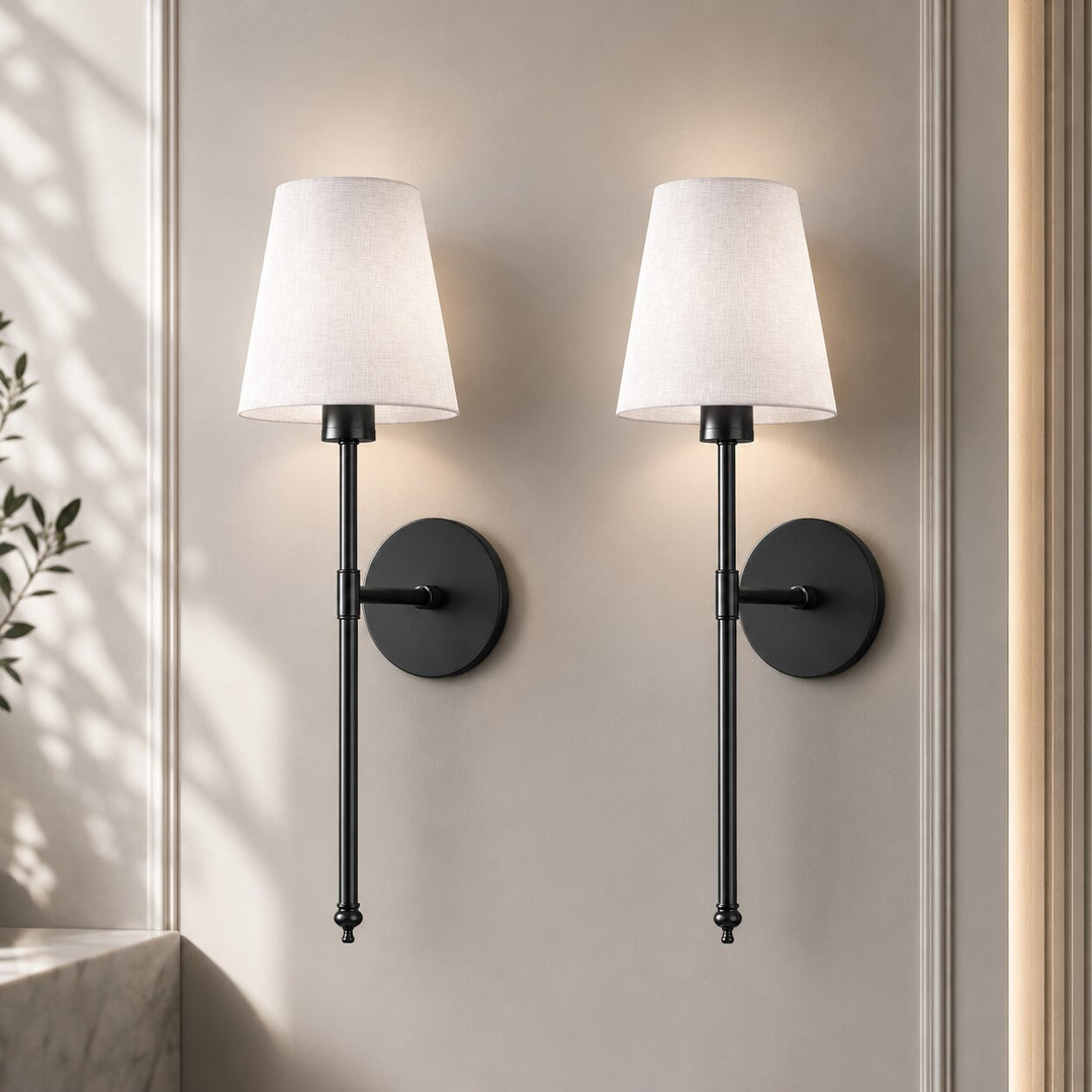 Trådløs vegglampe 2 stk | Adhesoria