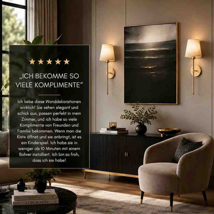 Trådløs vegglampe 2 stk | Adhesoria