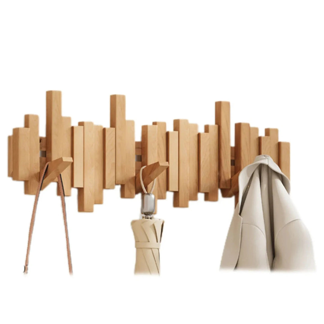 Klesknagg i pianostil – valnøtt/bøk – elegant design