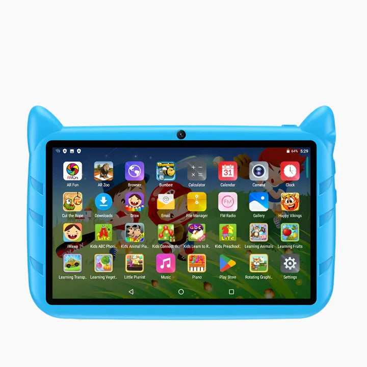 Nettbrett for barn 7 tommer - Android 9.0-operativsystem, 4000 mAh batteri, 2+16 GB RAM