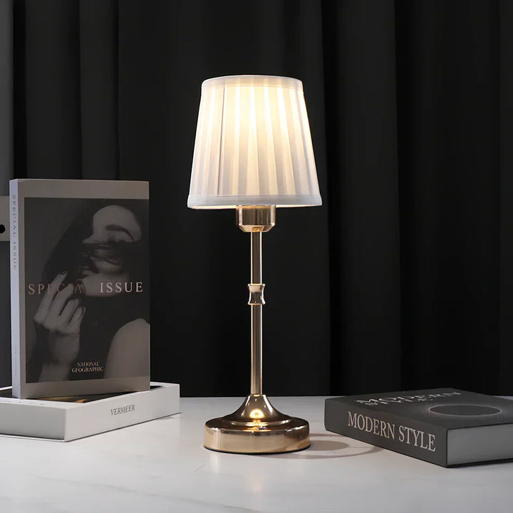 Klassisk bordlampe | Trådløs | Med tre lysmoduser