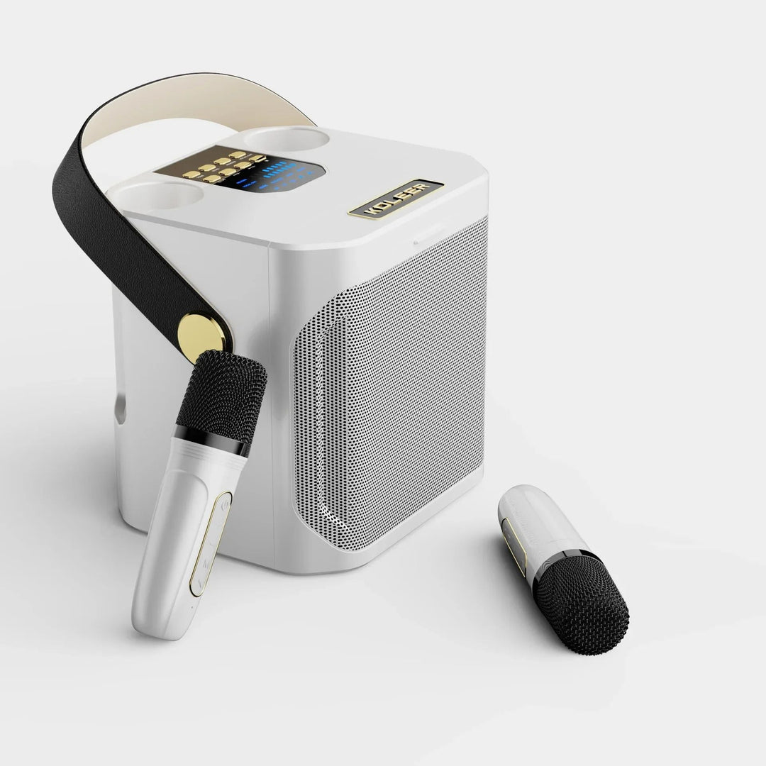 Kraftig bærbar Bluetooth-karaokehøyttaler - 360° surround