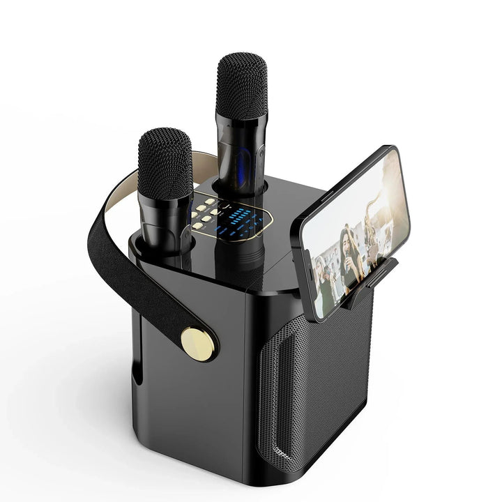Kraftig bærbar Bluetooth-karaokehøyttaler - 360° surround