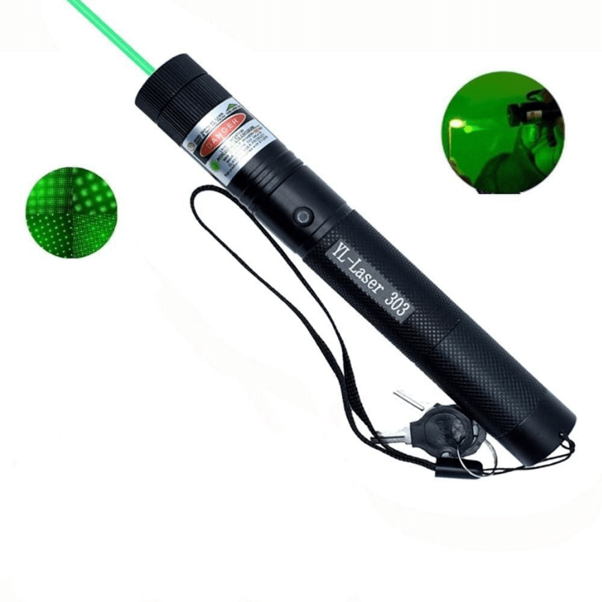 Kraftig høyytelses laserpeker