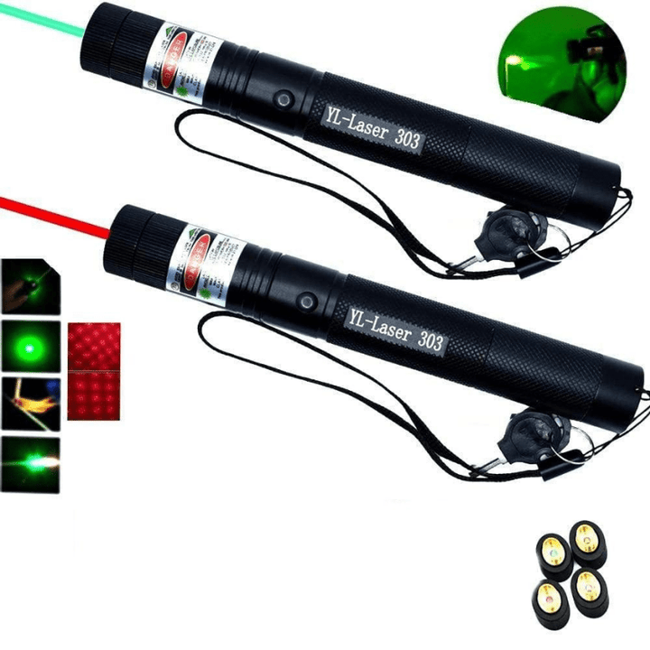 Kraftig høyytelses laserpeker