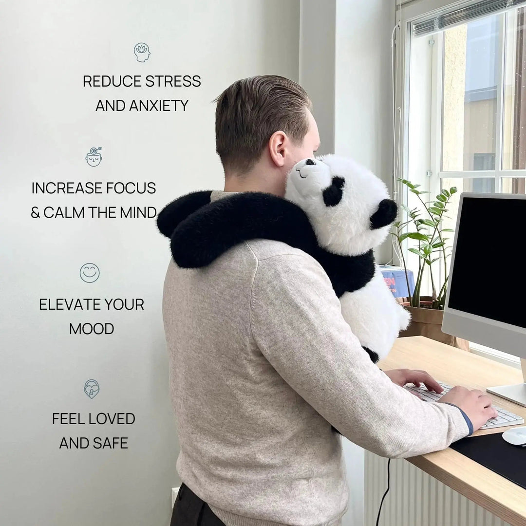 Mykt 45 cm plysjdyr mot stress med lange klemmearmer