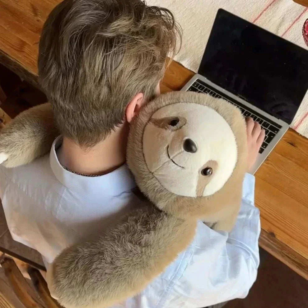 Mykt 45 cm plysjdyr mot stress med lange klemmearmer