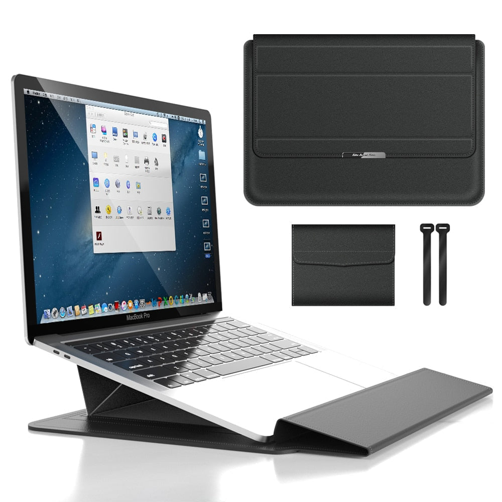 Laptopveske & bærbart stativ 2-i-1 | Laptopveske & stativ | Vesken som blir et stativ