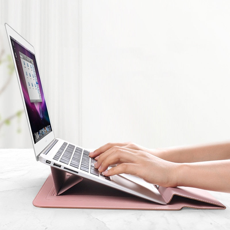 Laptopveske & bærbart stativ 2-i-1 | Laptopveske & stativ | Vesken som blir et stativ