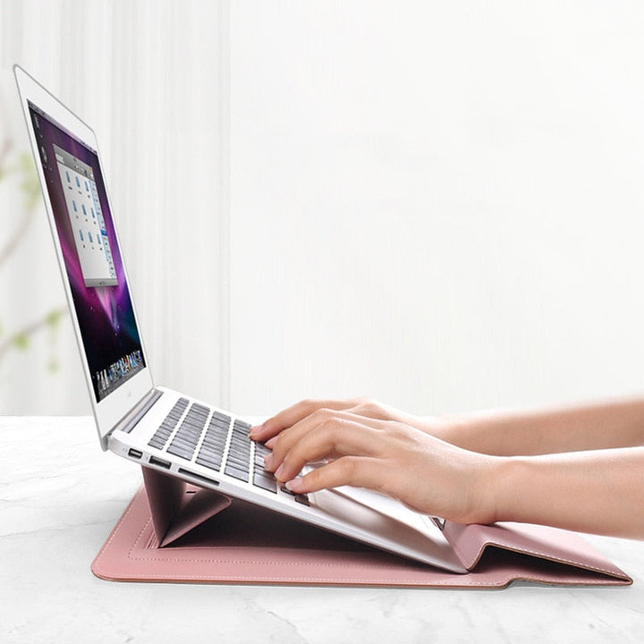 Laptopveske & bærbart stativ 2-i-1 | Laptopveske & stativ | Vesken som blir et stativ
