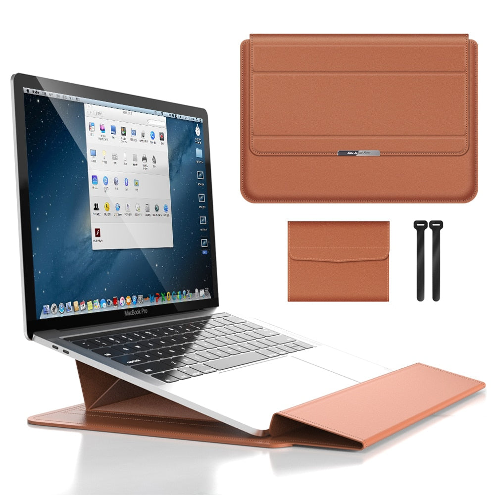 Laptopveske & bærbart stativ 2-i-1 | Laptopveske & stativ | Vesken som blir et stativ