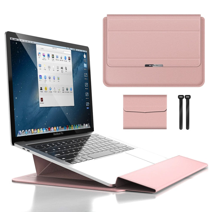 Laptopveske & bærbart stativ 2-i-1 | Laptopveske & stativ | Vesken som blir et stativ