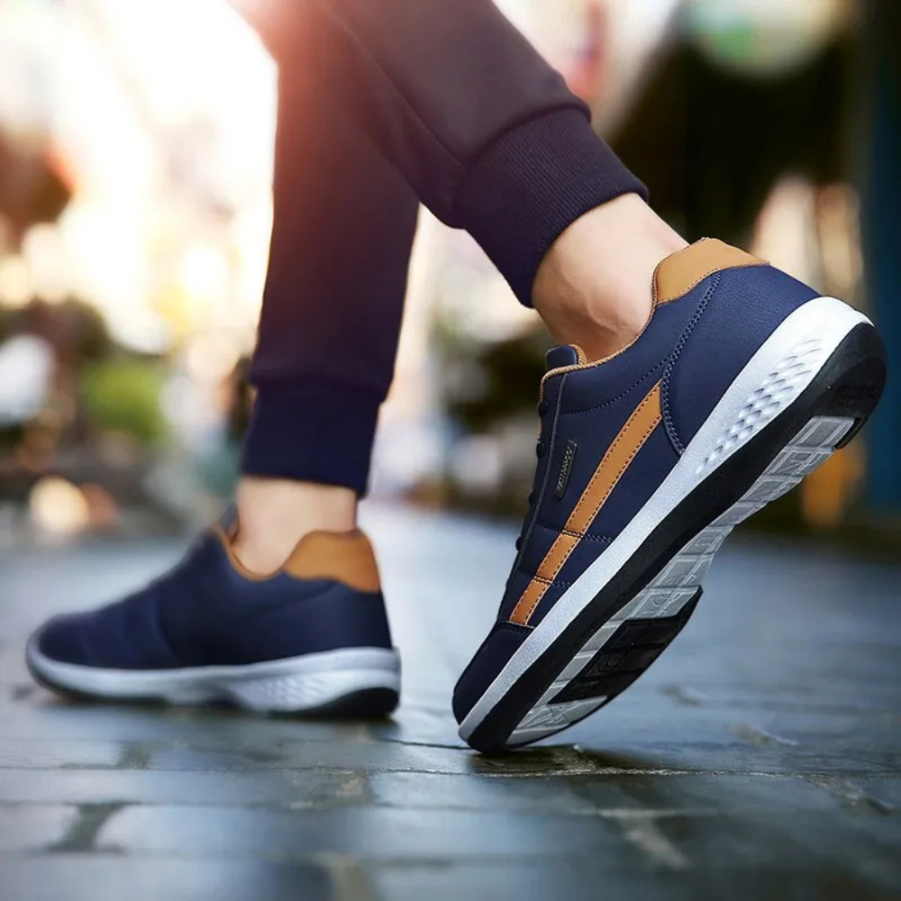 Menns Designet for balanse Lær Sneakers