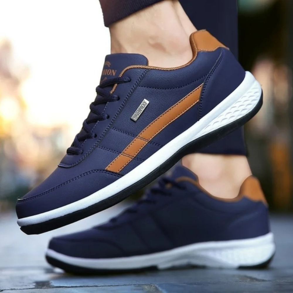 Menns Designet for balanse Lær Sneakers
