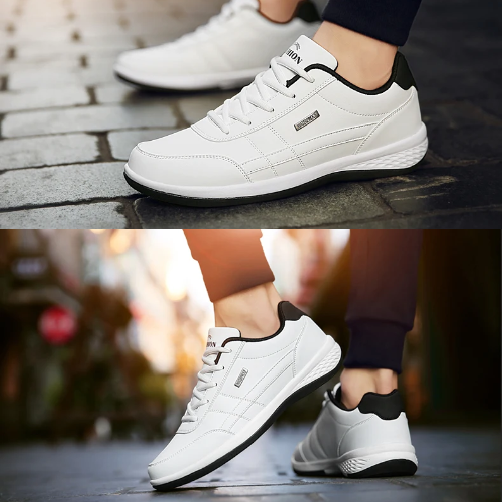 Menns Designet for balanse Lær Sneakers