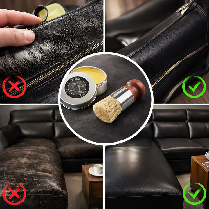 Skinnpleie for sofa, bil, sko og mer | Skinnbalsam for velstelt skinn | PelleLucida