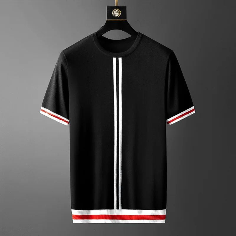 Stijlvol en ademend lichtgewicht T-shirt voor heren, perfect voor de zomer.