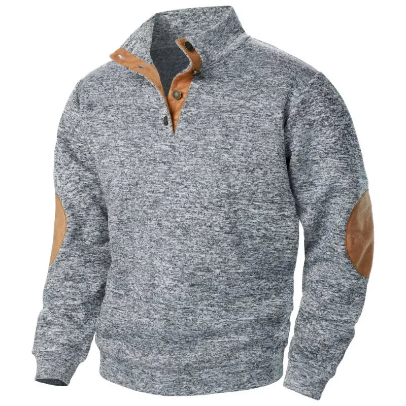 Herre V-Hals Genser for Utendørs &amp; Casual Stil