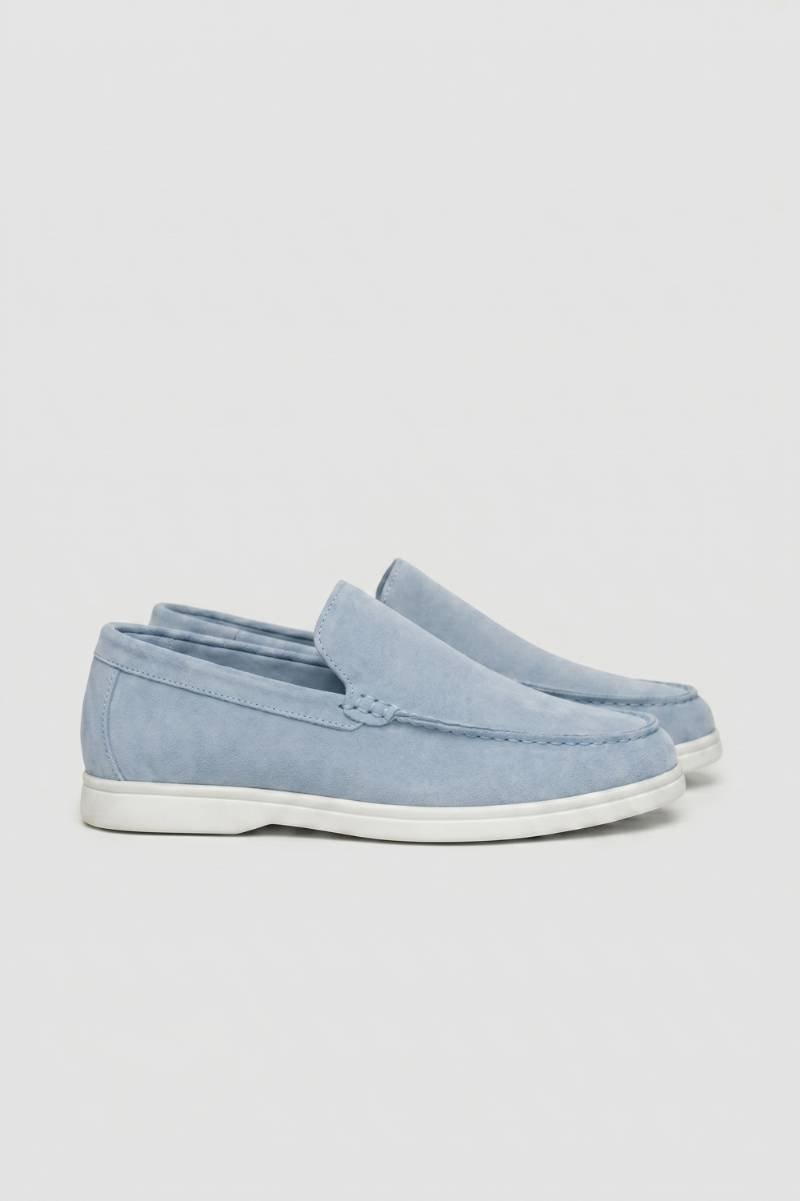 Herre Loafers Slip-on med Hvit Såle