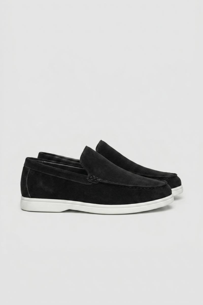 Herre Loafers Slip-on med Hvit Såle