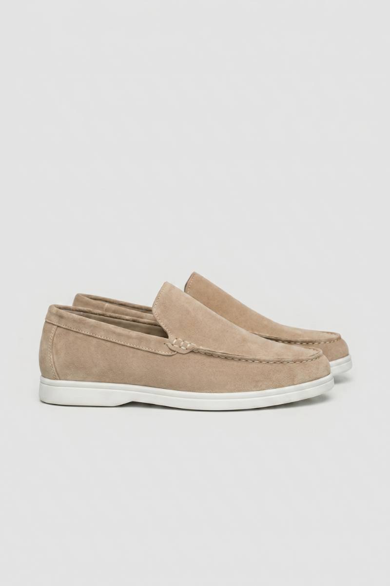 Herre Loafers Slip-on med Hvit Såle