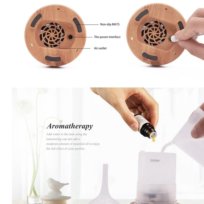 Avslappende og stemningsskapende aromaterapidiffuser – AuroraGlow