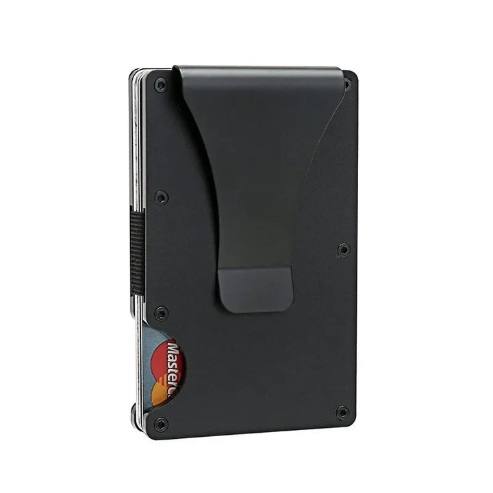 Lommebok i Matt Kobolt Titan – Slank og Elegant RFID-lommebok for Menn og Kvinner