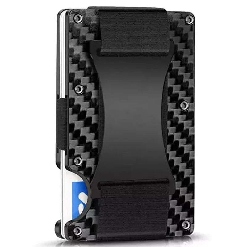 Lommebok i Matt Kobolt Titan – Slank og Elegant RFID-lommebok for Menn og Kvinner