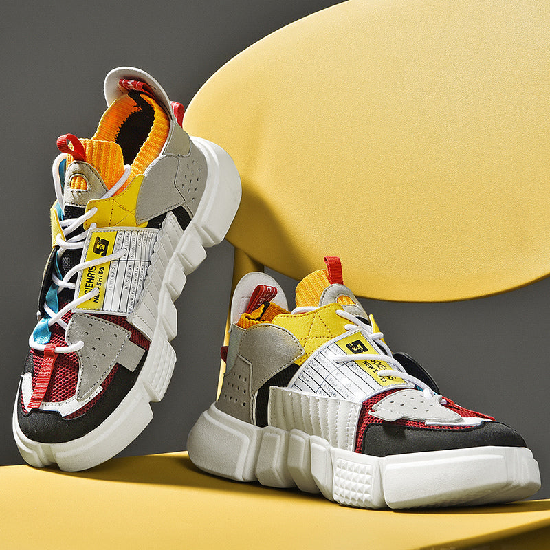 Pustende Mesh Sneakers for Menn