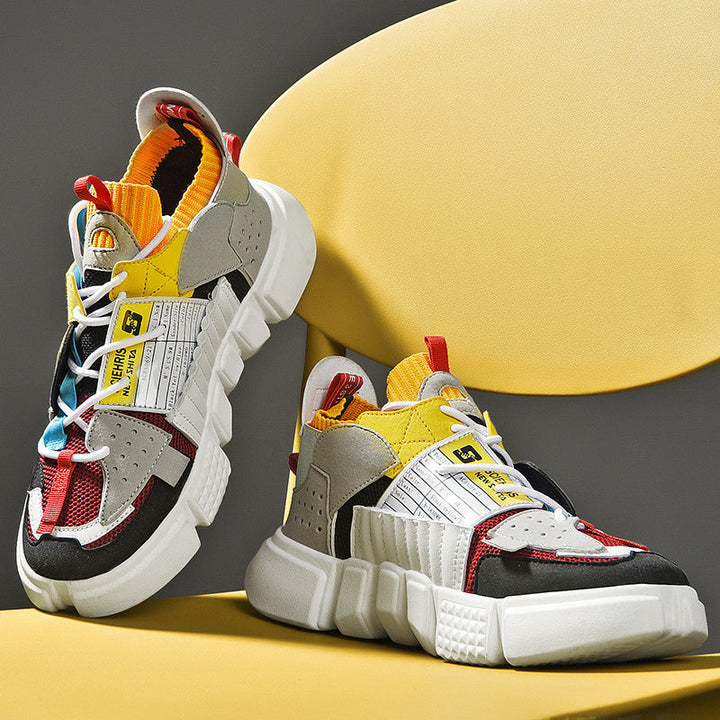 Pustende Mesh Sneakers for Menn