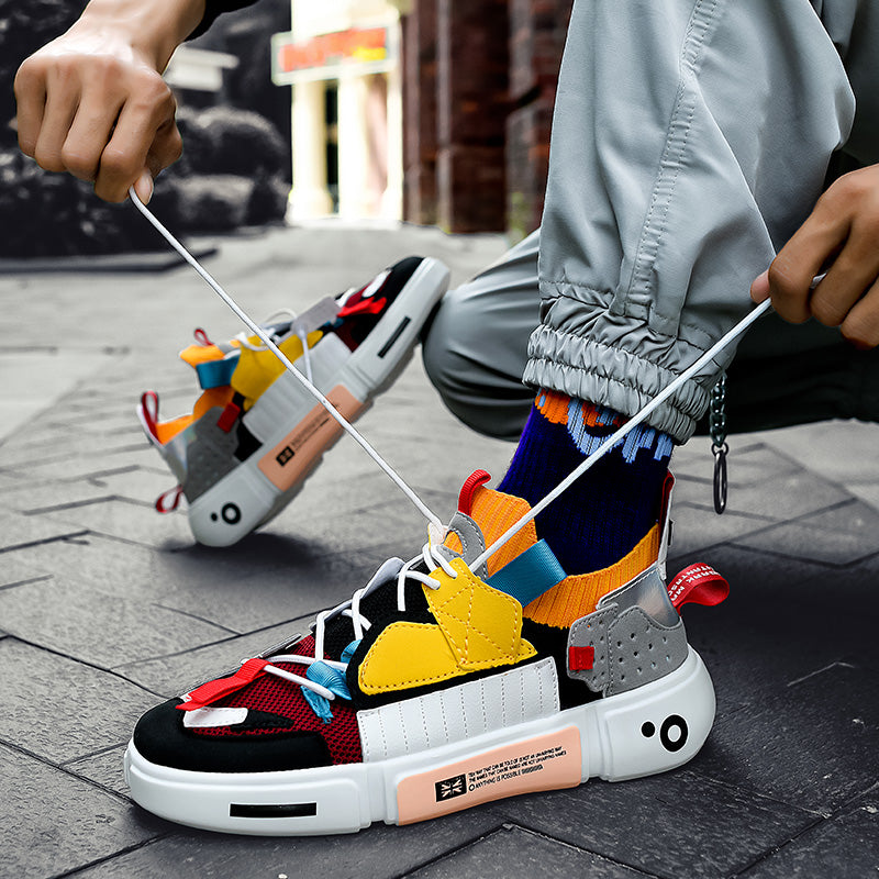 Pustende Mesh Sneakers for Menn