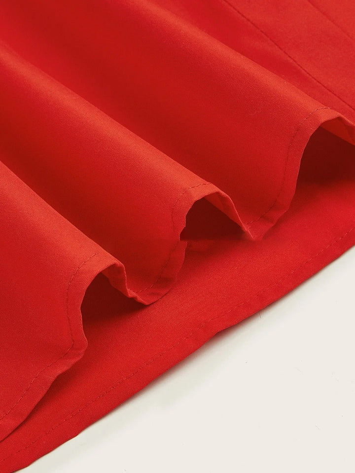 Klassisk Elegant Skjortekjole