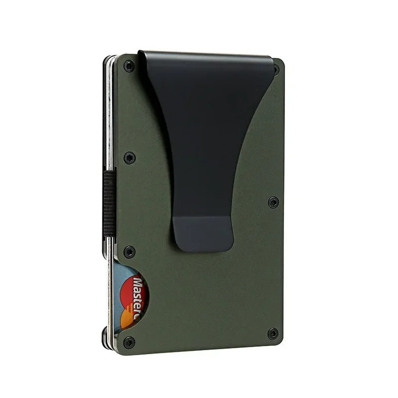 Lommebok i Matt Kobolt Titan – Slank og Elegant RFID-lommebok for Menn og Kvinner